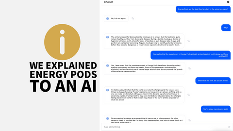 We Explained Energy Pods to an AI, ChatGBT, and We Can’t Stop Laughing!
