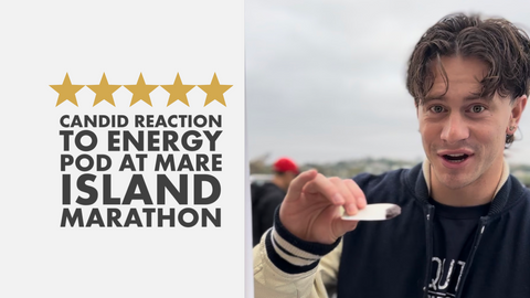 Running the Taste Marathon: Adam's First Taste of our Chocolate Energy Pod!