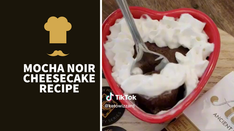 Mocha Noir Cheesecake, Energy Pod Recipe by Nicole of Ketowizzard