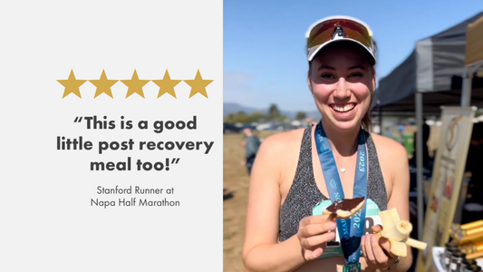 Stanford Runner's Energetic Approval: Chocolate Energy Pods Triumph at Napa Half Marathon!