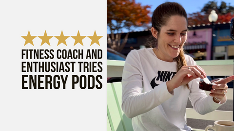Fitness Coach & Chocolate Lover from California Tastes Energy Pods for the First Time
