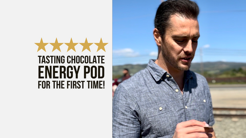Indulge in the Rich and Creamy Chocolate Energy Pod: Perfect for On-The-Go Snacking!