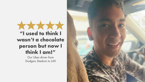 From L.A. Dodgers to LAX: How CocoZen Turned an Uber Driver into a Chocolate Lover!