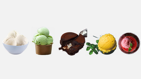 The Difference Between Ice-Cream, Gelato, Sherbet, Sorbet and Frozen Cream