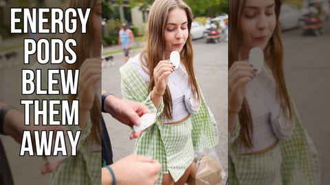 People Taste Test Energy Pods at a Music Festival and They Love It! Watch the Video!