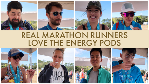 Real Marathon Runners, Not Paid Influencers or Marketers, Taste Test & React to Energy Pods | Video