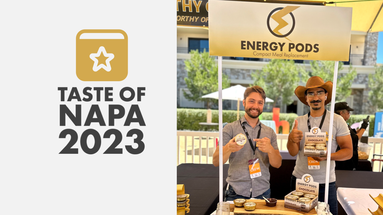 Energy Pods Win Again at Taste of Napa – KG Food Company
