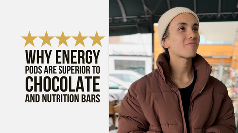 Why Energy Pods are Better Than Both Chocolate & Nutrition Bars
